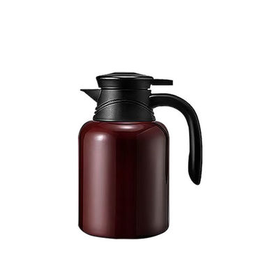 Compact and Convenient 1500ml Capacity Black Hot Kettle for Long-Term Insulation