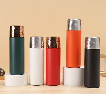 Production Straight Cup 316 Stainless Steel Spring Cap Cup Leak-proof Outdoor Thermos