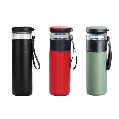 Portable 304 Stainless Steel Insulated Water Bottle with Custom Logo and Color Options