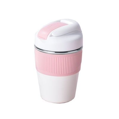 350ml 480ml Cute Double Wall Travel Mug Coffee Insulated Tumbler Vacuum Thermal Cup With Straw