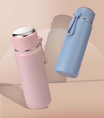 Contemporary Design Custom BPA Free Vacuum Double Wall Sport Water Bottle With Handle