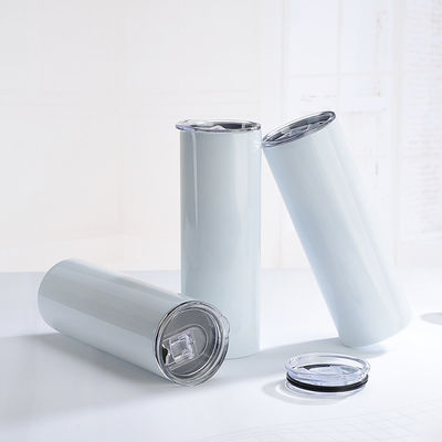 Choice Double Wall Stainless Steel Vacuum Insulated 20oz 30oz Straight Skinny Sublimation Tumbler With Straw