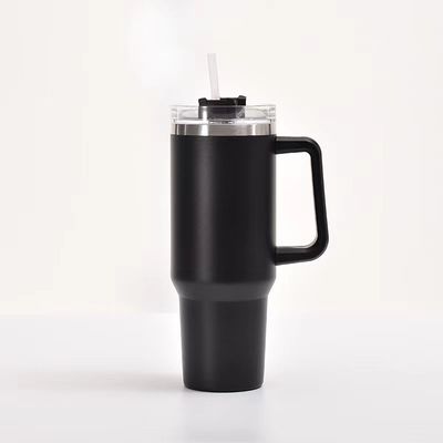 Stainless Steel 20oz Insulated Tumbler Travel Coffee Mug with Straw and Custom Logo