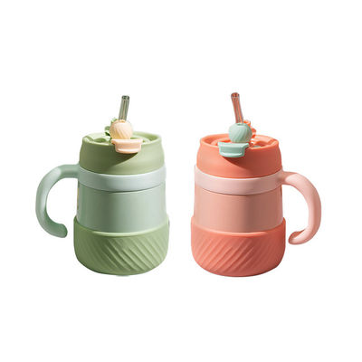 Take Your Drinks Anywhere With HANDGRIP Stainless Steel Vacuum Flask Cup And Flip Lid