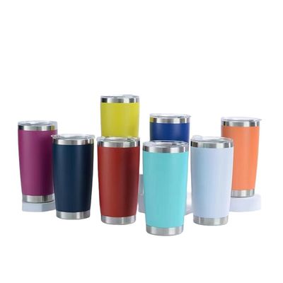 Custom Colorful 20oz Double-wall Stainless Steel Vacuum Insulated Leakproof Glass With Lid