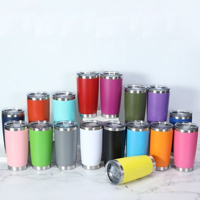 Custom Colorful 20oz Double-wall Stainless Steel Vacuum Insulated Leakproof Glass With Lid