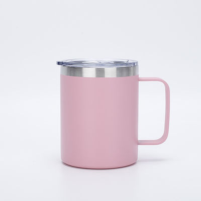 304 Stainless Steel 12OZ Insulated Office Coffee Beer Mug with Handle Vacuum Tumbler