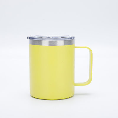 304 Stainless Steel 12OZ Insulated Office Coffee Beer Mug with Handle Vacuum Tumbler