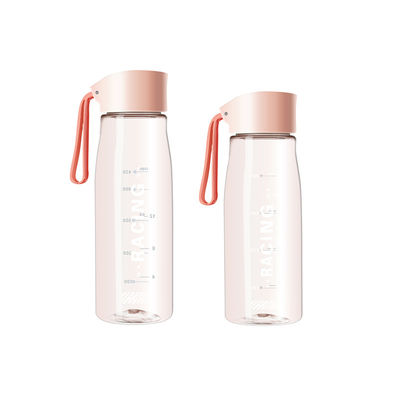 Easy Carry 500ml 650ml Plastic Water Bottle Custom Logo Colorful with Rope