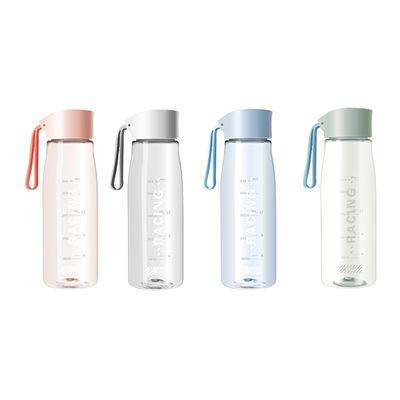 Easy Carry 500ml 650ml Plastic Water Bottle Custom Logo Colorful with Rope