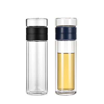 Printable Sublimation Glass Water Bottles for Reuse Low MOQ in Gift Cup Production