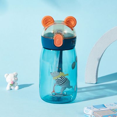 500ml 650ml Plastic Cup Eco Friendly Cartoon Water Bottle for Applicable Boiling Water