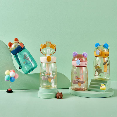 500ml 650ml Plastic Cup Eco Friendly Cartoon Water Bottle for Applicable Boiling Water