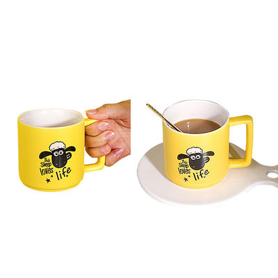 Customized Logo Acceptable Sublimation Blank Latte Modern Coffee Luxury Porcelain Mugs for Boyfriend