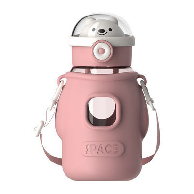 Student Water Bottle for Students Body Material Tritan Suction Mouth Three-Piece Set