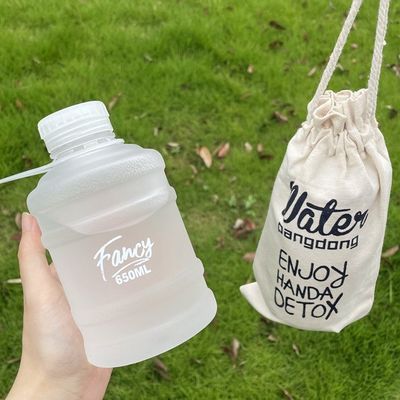 680ml Large Capacity Plastic Portable Straight Drink Cup for Student Sport Outdoor
