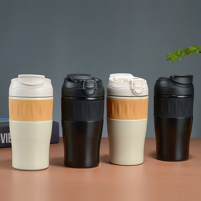 500ML Stainless Steel Double Wall Portable Tumbler With Straw Lid For Customized Color Outdoor