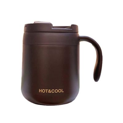 350ml 500ml Ceramic Coffee Custom Logo Portable Tea Mug With Handle in Customized Color