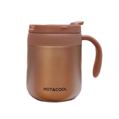 350ml 500ml Ceramic Coffee Custom Logo Portable Tea Mug With Handle in Customized Color