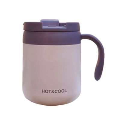 350ml 500ml Ceramic Coffee Custom Logo Portable Tea Mug With Handle in Customized Color