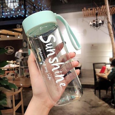 OEM Service Accepted 600ml Eco-friendly Plastic Cup for Student Outdoor Water Bottle