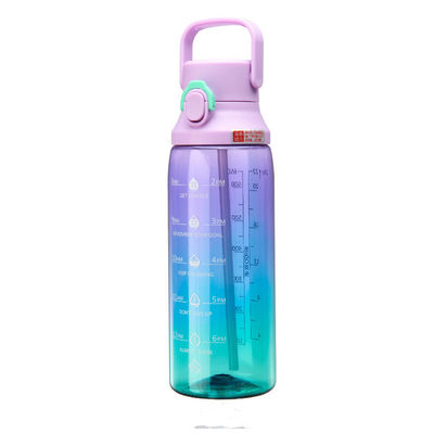 Modern Design Style 750ml Capacity Suction Cap Sport Kettle with Handle and Straw