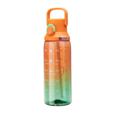 Modern Design Style 750ml Capacity Suction Cap Sport Kettle with Handle and Straw