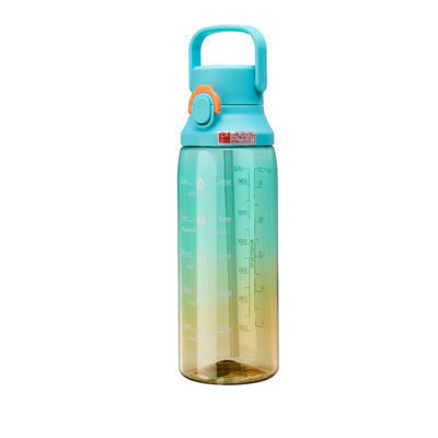Modern Design Style 750ml Capacity Suction Cap Sport Kettle with Handle and Straw