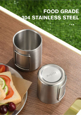 Simple Design Stainless Steel Water Cup for Camping Customized Color and Multi-capacity
