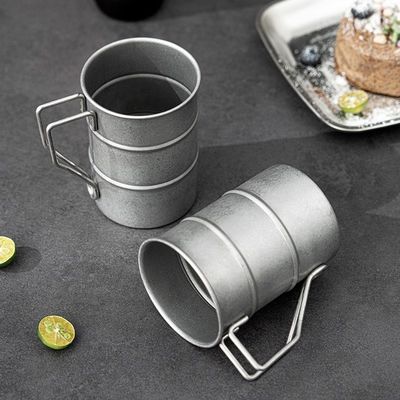 Custom Vintage 380ml Coffee Mug for Travel Camping and Enjoying Your Favorite Drinks