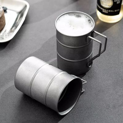 Custom Vintage 380ml Coffee Mug for Travel Camping and Enjoying Your Favorite Drinks