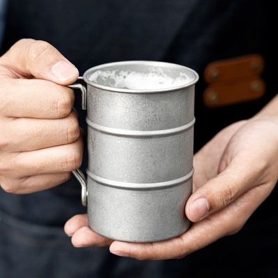 Custom Vintage 380ml Coffee Mug for Travel Camping and Enjoying Your Favorite Drinks
