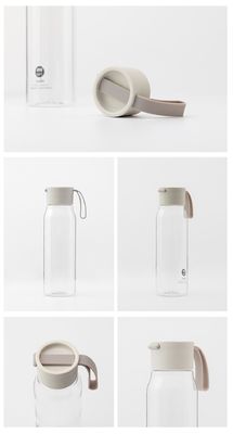 Portable Leak-proof Plastic Cup BPA-free Sports Tritan Water Bottle WITH LID for Adults