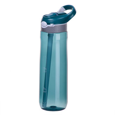 183g Straw Type BPA-free Plastic Tritan Water Bottle 750 ml for Fitness Protein Shake