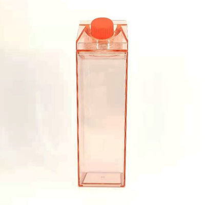Custom 500ml Transparent Food Grade Plastic Leakproof Water Bottle Ideal for Outdoor