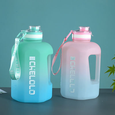 Custom Logo 1.6L 2.2L BPA Free Gradient Color Water Cup for Outdoor and Indoor Events
