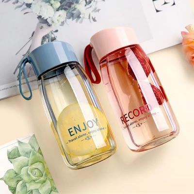 380ml Portable Sports Cup Plastic Water Bottle with Thermal Insulation Performance