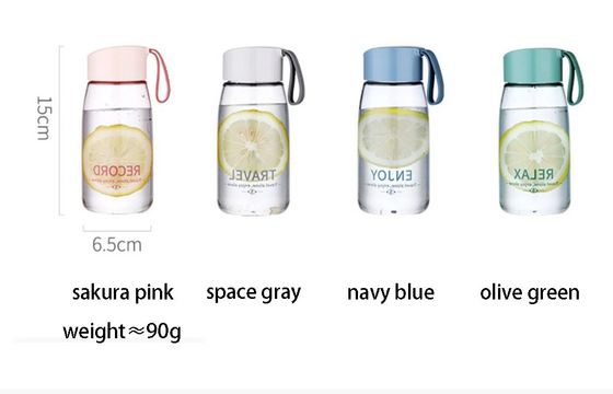 380ml Portable Sports Cup Plastic Water Bottle with Thermal Insulation Performance