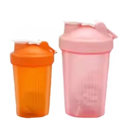 Unisex 400ML Wide Mouthed Protein Shake Bottle with Lid and Steel Ball PP PE Material