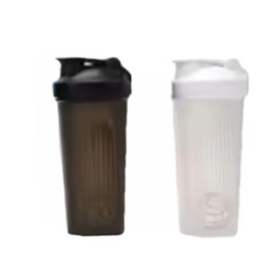 Unisex 400ML Wide Mouthed Protein Shake Bottle with Lid and Steel Ball PP PE Material
