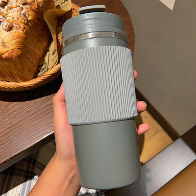Portable Leak Proof 450ml Coffee Tumbler Custom Logo Vacuum Stainless Steel