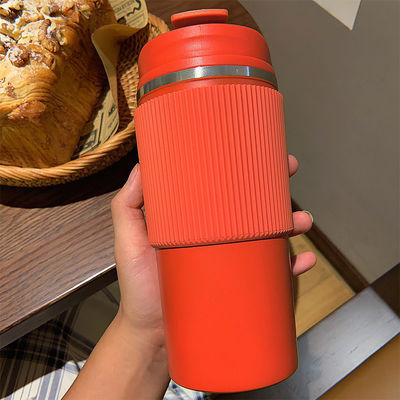 Portable Leak Proof 450ml Coffee Tumbler Custom Logo Vacuum Stainless Steel