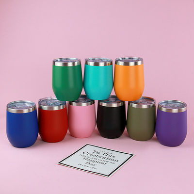 12oz Customized Insulated Coffee Cups Thermos with Double Wall Stainless Steel Coating
