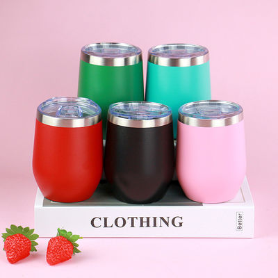 12oz Customized Insulated Coffee Cups Thermos with Double Wall Stainless Steel Coating