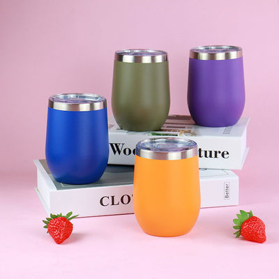 12oz Customized Insulated Coffee Cups Thermos with Double Wall Stainless Steel Coating