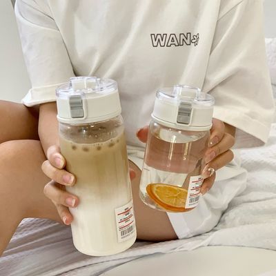 High Appearance Level Plastic Children Portable Student Drop Resistant School Special Handy Cup Sports Plastic Water Bottler