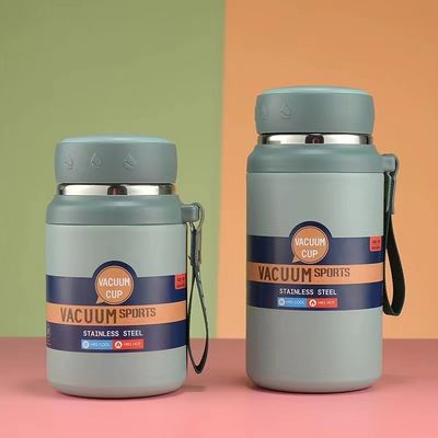 Customized Logo Acceptable 750 ml /1000 ml Portable Thermos Bottle for Camping and Hiking