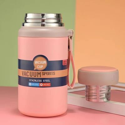 Customized Logo Acceptable 750 ml /1000 ml Portable Thermos Bottle for Camping and Hiking