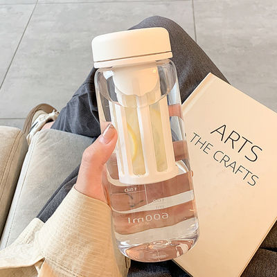 Custom Logo Plastic Water Drinking Bottle WITH LID for Office and Outdoor Activities