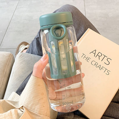 Custom Logo Plastic Water Drinking Bottle WITH LID for Office and Outdoor Activities